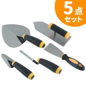 赤長 左官鏝 4点セット ステンレス製 左官道具 土間 こて コテ 赤長 左官鏝 4点セット ステンレス製 左官道具 土間 こて コテ