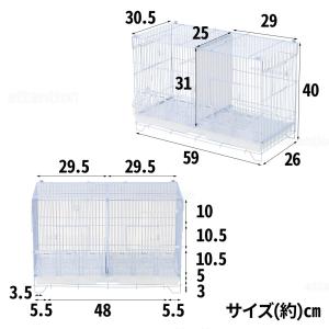 鳥かご 鳥籠 ケージ おしゃれ 多頭飼い 大型...の詳細画像4