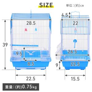 鳥かご ケージ 小型 おしゃれ 多頭飼い 持ち...の詳細画像3