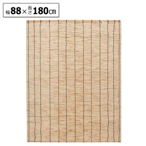 TRUSCO中山 すだれ 室内 巻き上げ おしゃれ 幅88cm×高さ220cm 和室 簾