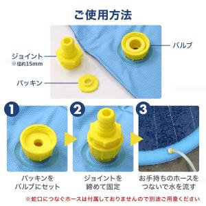 噴水マット 噴水プール 水遊び 噴水 おもちゃ...の詳細画像4