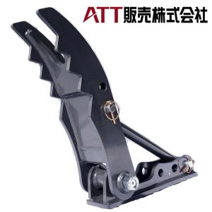 アジャストフォーク 社外品「型式AJ-10W」(溶接固定) 5段階角度調整 R400〜R500mm PC12,PC10,RX203,B10,Vio10,SK15｜ATT販売Yahoo!ショップ