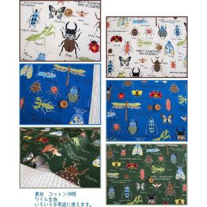 ★<<キッズプリント>>シリーズ生地/昆虫柄の...の詳細画像3