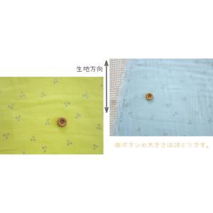 コットンダブルガーゼ生地/≪さくらんぼガーゼ≫...の詳細画像4