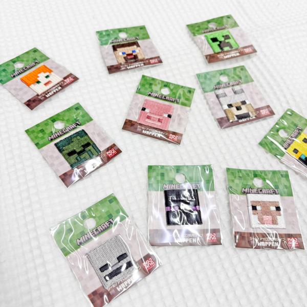 マインクラフトワッペン マイクラワッペン/人気ゲームマイクラの小さなワッペン/マイクラアップリケ/マ...