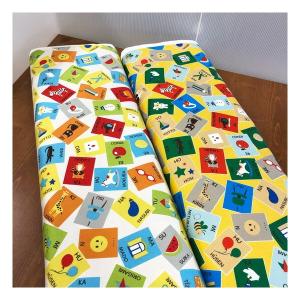 オックスプリント生地≪ゆめかわfabric≫『ユニコーン柄ラメ入り』の