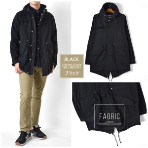 モッズコート ツイル ミリタリージャケット ス...の詳細画像5