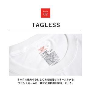 HANES ヘインズ Tシャツ メンズ 3枚組...の詳細画像4