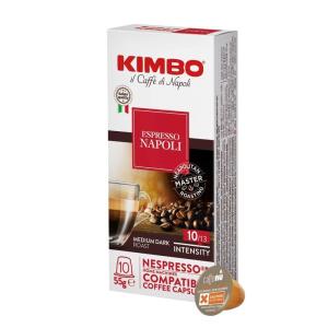 ネスプレッソ カプセル 互換 キンボ kimbo コーヒー ナポリ 1箱 10 カプセル 5箱 合計 50 カプセルの商品画像