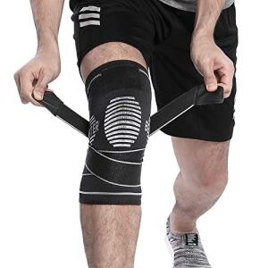 BERTER 膝サポー ター スポーツ 両ヒザ用 保温 左右兼用 通気性 伸縮性 4サイズ