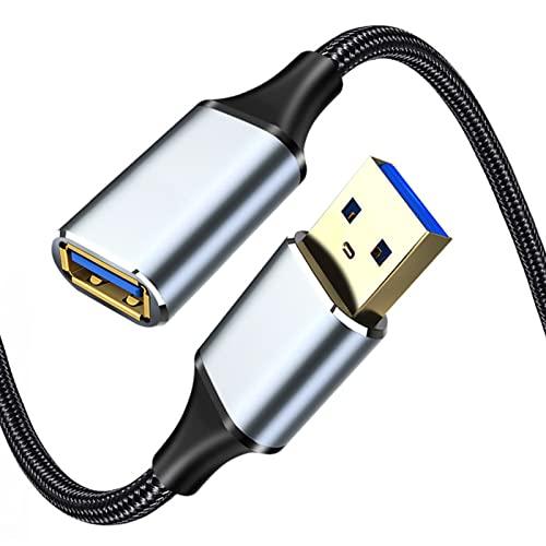 USB 3.0 延長ケーブル 0.5M 金メッキコネクタ 5Gbps高速データ転送 USBケーブル