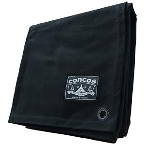 concos グランドシート 無骨 極厚0.81mm 1枚布 131cm×205cm 帆布 撥水 陣幕 タ｜attotalshop