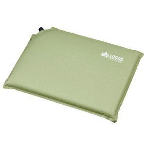 ロゴス(LOGOS)セルフインフレート ざぶとん キャンプマット 自動膨張