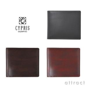 Morpho モルフォ CYPRIS キプリス Cirasagi Leather シラサギレザー 二折財布 （BOX小銭付札入） カラー：全3色 8222｜attract-online