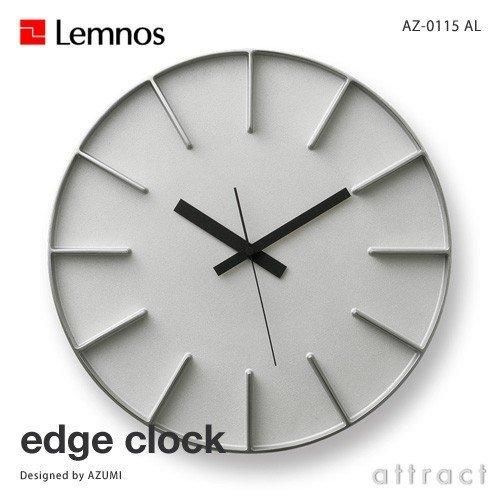 Lemnos レムノス edge clock エッジクロック AZ-0115 Lサイズ ウォールクロ...