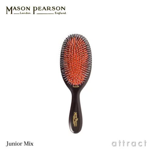 MASON PEARSON メイソンピアソン ジュニアミックス ヘアブラシ ダークルビー BN2 猪...