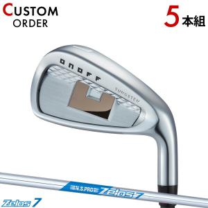 【カスタム】赤オノフ アイアン 2024年モデル 5本セット(#6-#9,PW) N.S.PRO Zelos7 シャフト装着仕様｜attractgolf