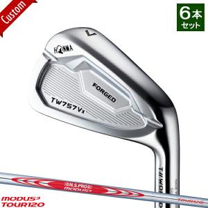 【カスタム】本間ゴルフ ツアーワールド TW757 Vx アイアン 6本セット (#5-#9,PW) N.S.PRO MODUS3 TOUR120 シャフト装着仕様#ホンマ#HONMA#TOURWORLD｜attractgolf