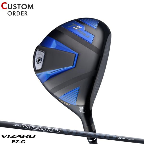 カスタム 本間ゴルフ ツアーワールド TW767 フェアウェイウッド VIZARD EZ-C シャフ...