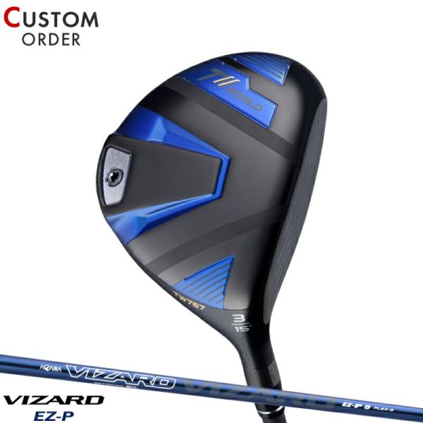 カスタム 本間ゴルフ ツアーワールド TW767 フェアウェイウッド VIZARD EZ-P シャフ...