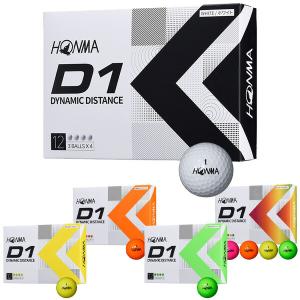 ホンマゴルフ New D1 2022 model ゴルフボール 1ダース/12個入り#HONMA#本間ゴルフ#ニューD1_2022モデルボール｜attractgolf