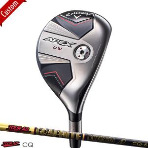 【カスタム】キャロウェイ APEX UW ユーティリティウッド 2023年モデルTOUR AD CQ シャフト装着仕様#Callaway#エイペックス#右打ち用#ツアーAD_CQ｜attractgolf