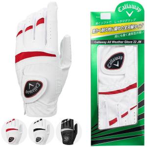 キャロウェイ オール ウェザー グローブ 22 JM ゴルフ手袋(左手用) #Callaway#All Weather Glove 22 JM#メンズ｜attractgolf