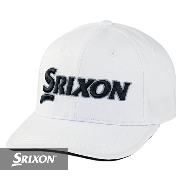 スリクソン キャップ SMH3130Xホワイト×ブラック#ダンロップ#SRIXON#帽子#2023年...