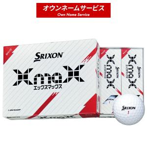 【オウンネーム】 スリクソン エックス マックス ホワイト 2024年モデル (SRIXON XmaX)｜attractgolf