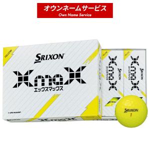 【オウンネーム】 スリクソン エックス マックス パッションイエロー 2024年モデル (SRIXON XmaX)｜attractgolf