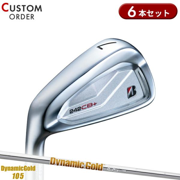 カスタム 左用 ブリヂストンゴルフ 242CB+ アイアン 2024 6本セット ダイナミックゴール...