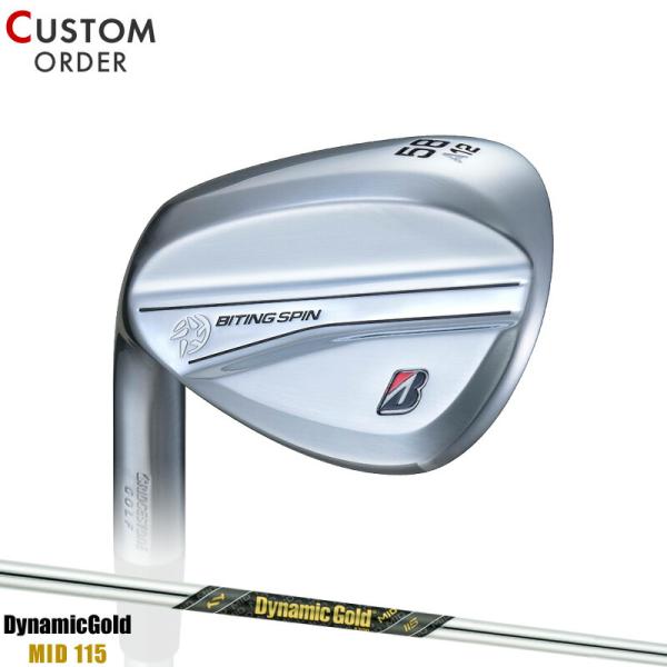 カスタム 左用 ブリヂストンゴルフ バイティングスピン ウェッジ 2024 ダイナミックゴールド ミ...