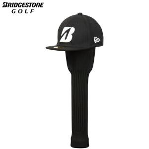 ブリヂストンゴルフ × ニューエラ コラボ ドライバー用ヘッドカバー HC31NE ブラック (BK)#BRIDGESTONEGOLF#帽子型カバー#NEW ERA#2023年モデル