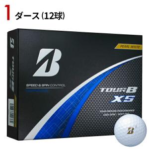 【1ダース/12個入り】ブリヂストンゴルフ TOUR B XS ボール 2024年モデル パールホワイト (ツアーB XS)｜attractgolf