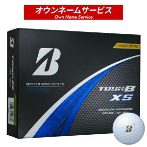 【オウンネーム】ブリヂストンゴルフ TOUR B XS ボール 2024年モデル パールホワイト (ツアーB XS)｜attractgolf