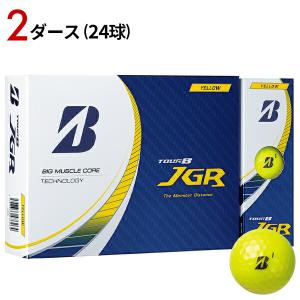 【2ダース】ブリヂストンゴルフ TOUR B JGR ボール 2023年モデル イエロー#BRIDGESTONE#BSG#ツアーB JGR#2023-2024model#12個｜attractgolf