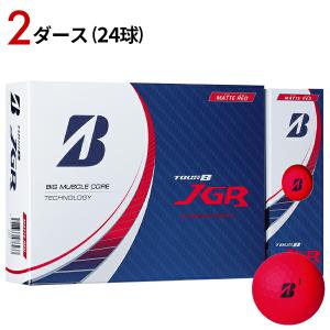 【2ダース】ブリヂストンゴルフ TOUR B JGR ボール 2023年モデル マットレッド#BRIDGESTONE#BSG#ツアーB JGR#2023-2024model#12個｜attractgolf