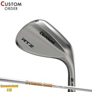 カスタム クリーブランド RTZ ウェッジ ツアーラック ノーメッキ 2025 ダイナミックゴールド115 スチール 装着 RTZTR 右打用 DG115