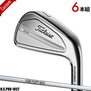 【カスタム】タイトリスト T200 アイアン 2023年モデル 6本セット (#5-#9,PW) N.S.PRO 105T シャフト装着仕様 右打用｜attractgolf