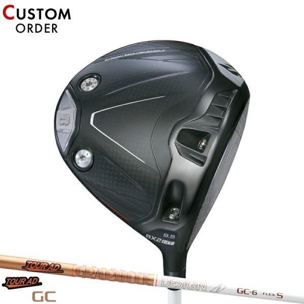 カスタム ブリヂストンゴルフ BX2 HT ドライバー グラファイトデザイン ツアーAD GC カー...