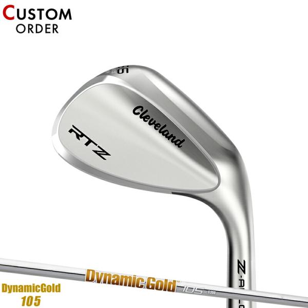 カスタム 右打用 クリーブランド RTZ ウェッジ ツアーサテン ダイナミックゴールド 105 スチ...