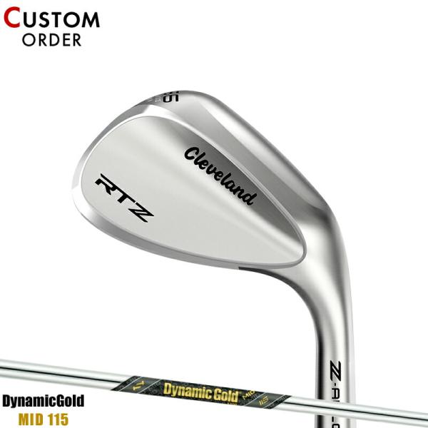 カスタム 右打用 クリーブランド RTZ ウェッジ ツアーサテン ダイナミックゴールド ミッド 11...