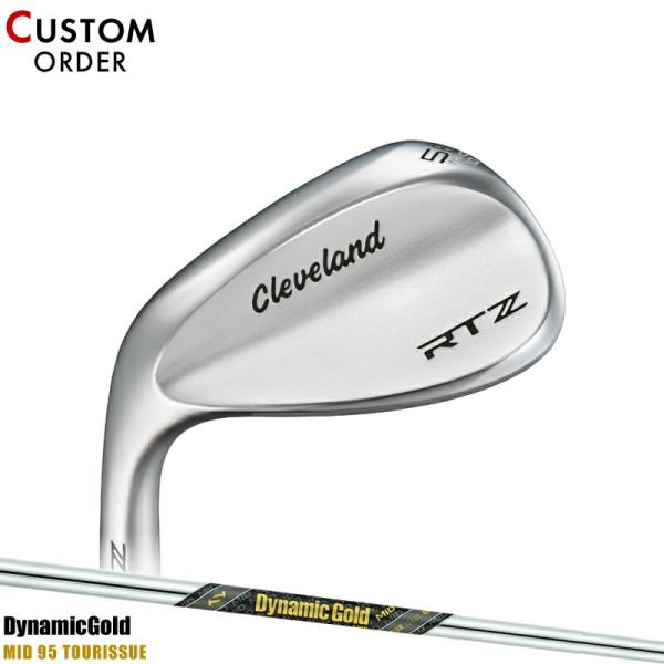 カスタム 左打用 クリーブランド RTZ ウェッジ ツアーサテン ダイナミックゴールド ミッド 95...