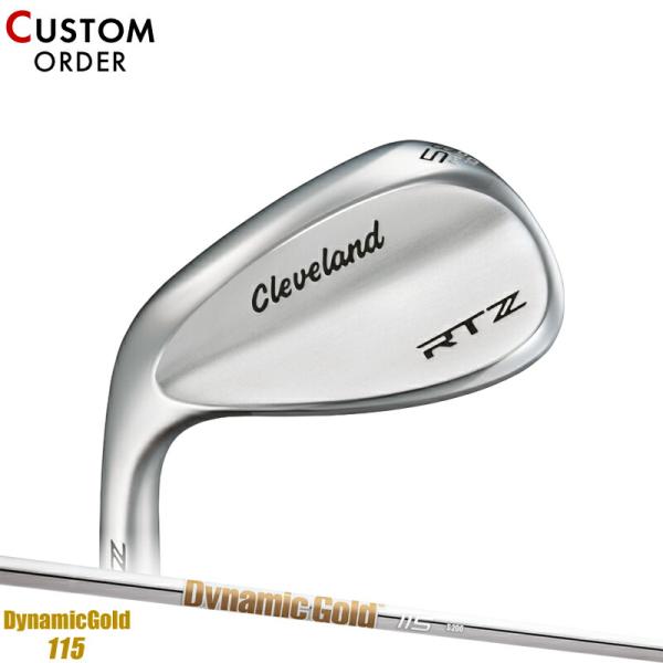 カスタム 左打用 クリーブランド RTZ ウェッジ ツアーサテン ダイナミックゴールド 115 スチ...