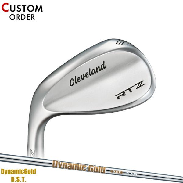 カスタム 左打用 クリーブランド RTZ ウェッジ ツアーサテン ダイナミックゴールド DST スチ...