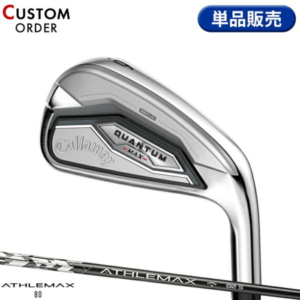 【正規品】【受注生産】右打用 キャロウェイ クアンタム マックス 単品アイアン アスレマックス 80...