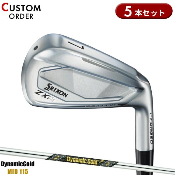 カスタム ダンロップ スリクソン ZXi4 アイアンセット 5本組 ダイナミックゴールド ミッド 1...