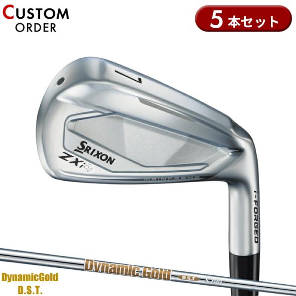 カスタム ダンロップ スリクソン ZXi4 アイアンセット 5本組 ダイナミックゴールド DST ス...