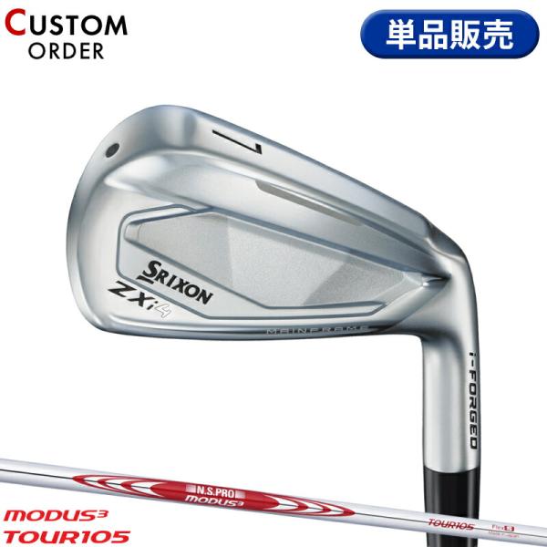 カスタム ダンロップ スリクソン ZXi4 単品アイアン NSプロ モーダス3 ツアー 105 スチ...