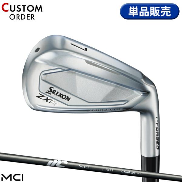 カスタム ダンロップ スリクソン ZXi4 単品アイアン フジクラ MCI カーボンシャフト SRI...